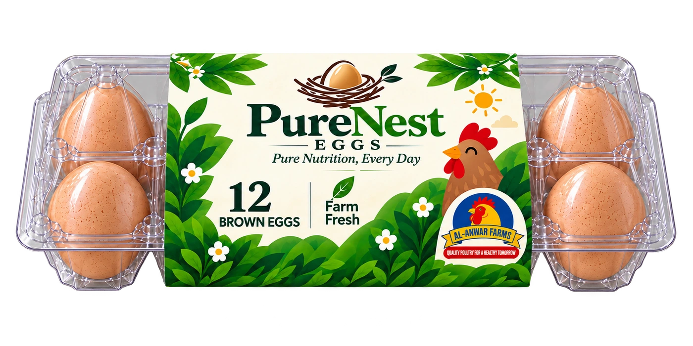 PureNest brown egg pack