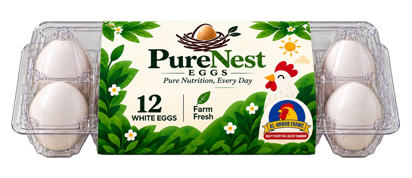 PureNest white egg pack